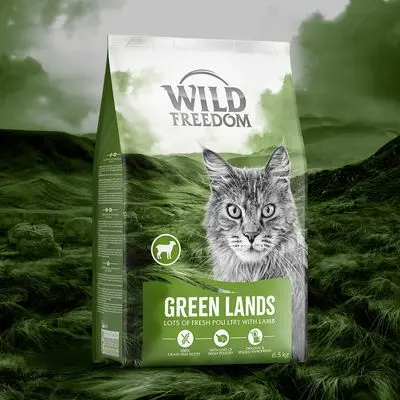 Wild Freedom Adult "Green Lands" med lam - kornfri oppskrift