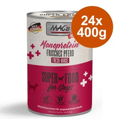 Økonomipakke MAC's Adult Mono 24 x 400 g