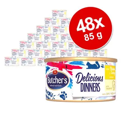 Megapakke med Butcher's Delicious Dinners, 48 x 85 g