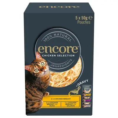 Encore Cat Gravy Pouch Mix 5 x 50 g