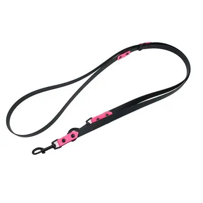 Heim naglet hundebånd, svart/rosa