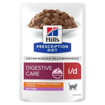 Hill's Prescription Diet i/d Digestive Care Kitten kylling i saus
