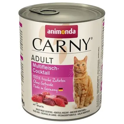 Blandet prøvepakke animonda Carny Adult 6 x 800 g