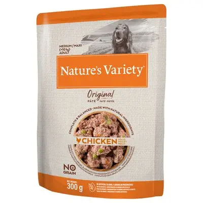 Nature's Variety Original Paté No Grain Medium/Maxi Adult 8 x 300 g