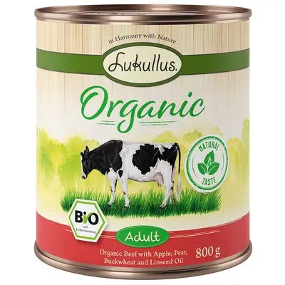 Økonomipakke Lukullus økologisk 12 x 800 g
