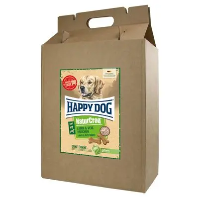 Happy Dog NaturCroq Bein med lam & ris