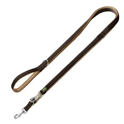 HUNTER neopren hundebånd, brunt/karamell