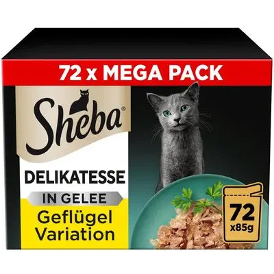 Sheba-poser 72 x 85 g