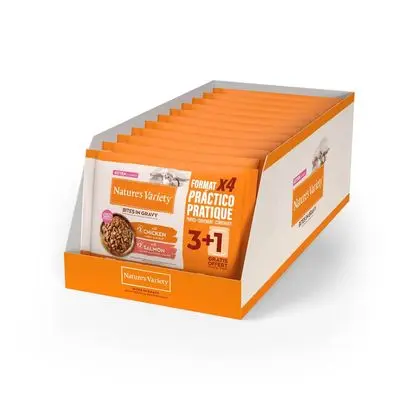 Økonomipakke Nature's Variety Kitten Bites i saus 44 x 70 g