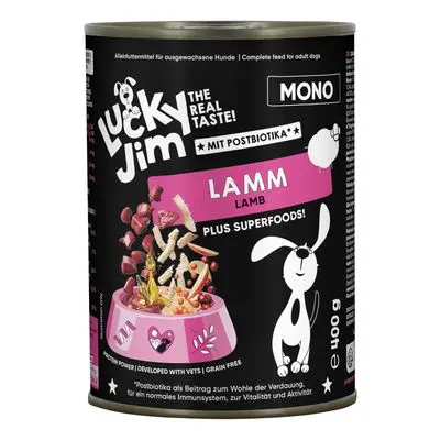 Økonomipakke Lucky Jim Mono 24 x 400 g