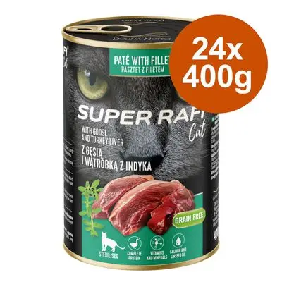 Økonomipakke Super Rafi Sterilised Cat 12 x 400 g