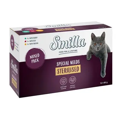 Smilla Sterilised porsjonsposer - blandet pakke
