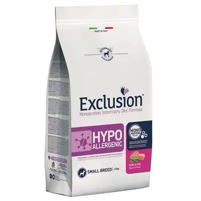 Exclusion Hypoallergenic Small Breed med svinekjøtt og erter