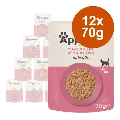 Applaws Cat Natural i buljong 12 x 70 g