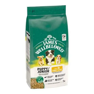 James Wellbeloved Junior Dog Hypoallergenic kalkun og ris