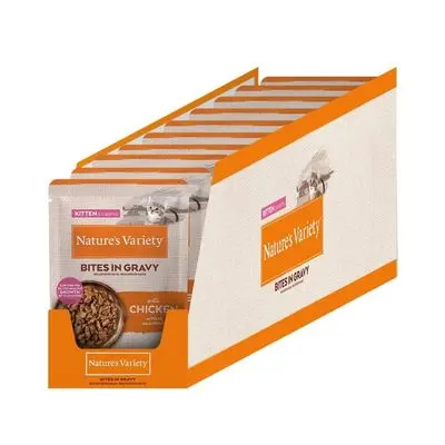 Nature's Variety Kitten Bites i saus 28 x 70 g
