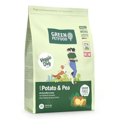 Green Petfood VeggieDog Grainfree poteter & erter