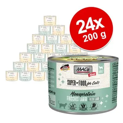Økonomipakke MAC´s Cat Mono Sensitive 24 x 200 g