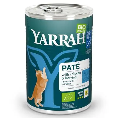 Yarrah økologisk pâté 6 x 400 g