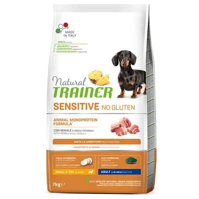 Natural Trainer Sensitive No Gluten Small & Toy med svinekjøtt