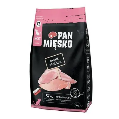 Pan Mięsko Kitten kylling med kanin XS