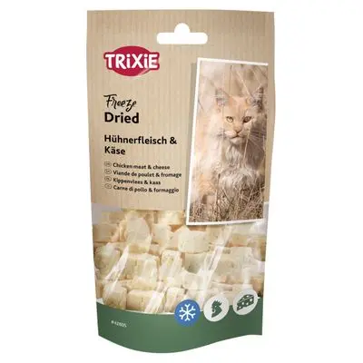Trixie frysetørket snacks med kylling og ost