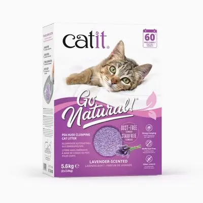 Catit Go Natural kattesand med lavendelduft