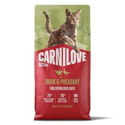 Carnilove Active Adult Sterilised med and & fasan