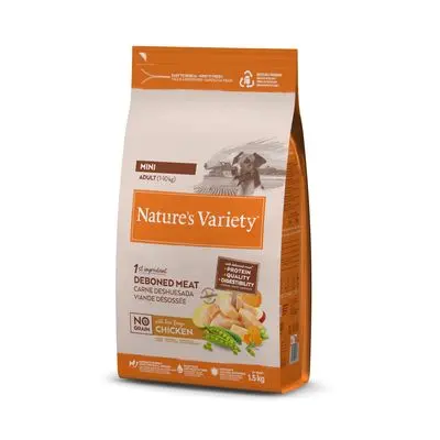 Nature's Variety No Grain Adult Mini frittgående kylling