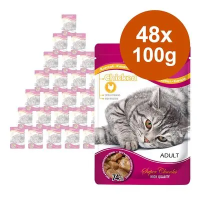 Økonomipakke Super Benek Super Chunks 48 x 100 g