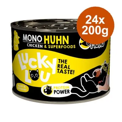 Økonomipakke Lucky Lou SuperMono² 24 x 200 g