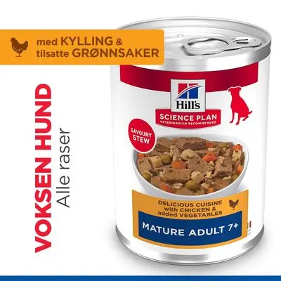 Hill's Science Plan Mature Adult Ragout med kylling & grønnsaker