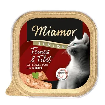 Sparepakke Miamor Feines & Filet Senior 32 x 100 g