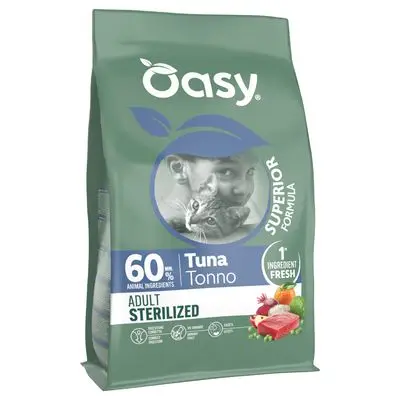 Oasy Dry Cat Superior Adult Sterilised tunfisk