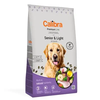 Calibra Premium Line Senior & Light Chicken - dry dog food - 12kg