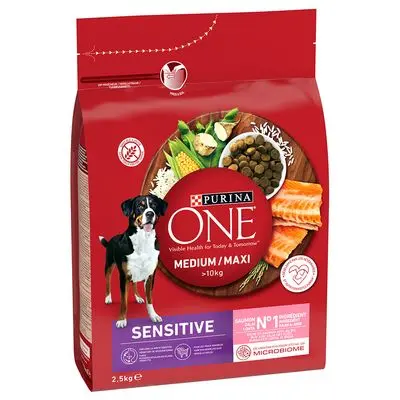 Purina ONE Medium/Maxi Sensitive Laks