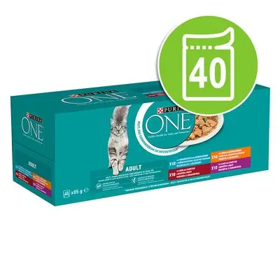 Mixpakke Purina ONE Adult 40 x 85 g