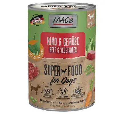 MAC's våtfôr til hunder 6 x 400 g