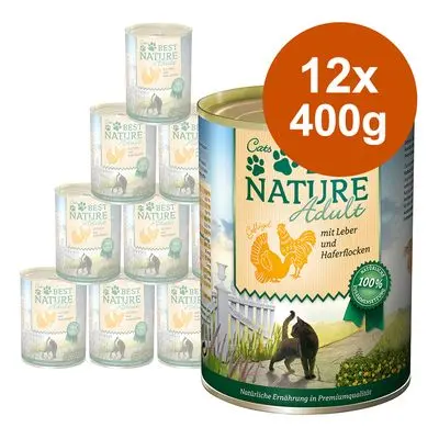 Økonomipakke Best Nature Cat Adult 12 x 400 g