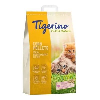 Tigerino plantebasert kattesand med mais - duft av babypudder
