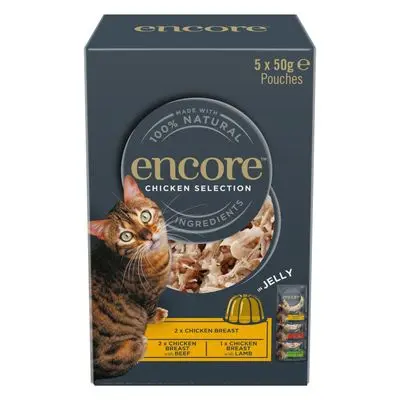 Encore Cat Jelly Pouch Mix 5 x 50 g