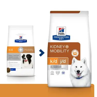 Hill's Prescription Diet k/d + Mobility Kidney + Joint Care Hundefôr Original