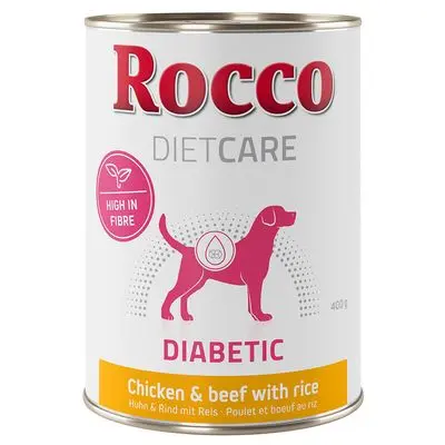 Rocco Diet Care Diabetic Kylling & Okse med ris 400g
