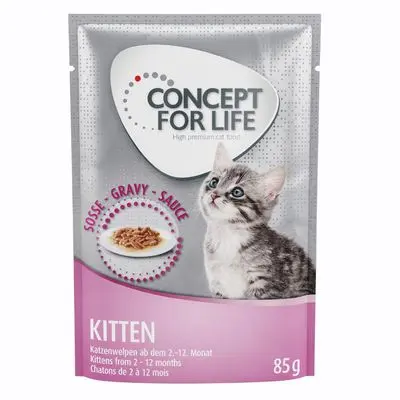 Concept for Life Kitten med kylling - i saus