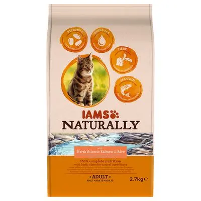 IAMS Naturally Cat Adult with salmon