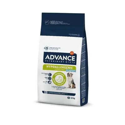 10 kg Advance Veterinary Diets Hypoallergenic + 400 g Hypoallergenic And gratis!