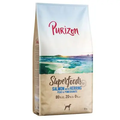 Purizon Superfoods laks med sild, erter og granateple