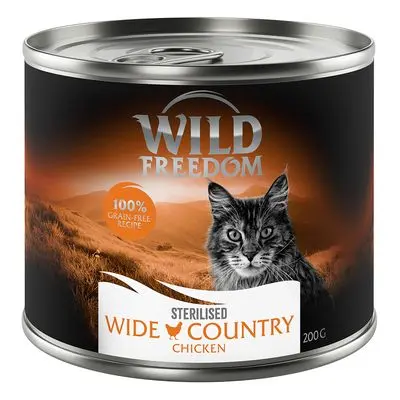 Wild Freedom Adult Sterilised 6 x 200 g – kornfri oppskrift