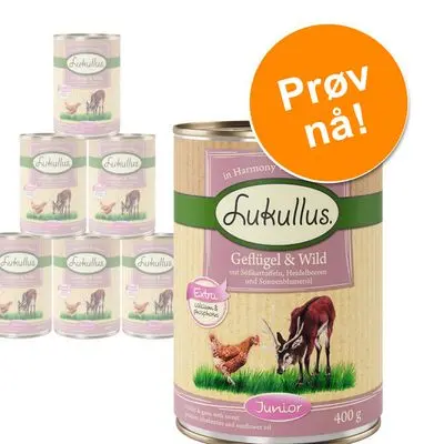 Lukullus Junior blandet prøvepakke