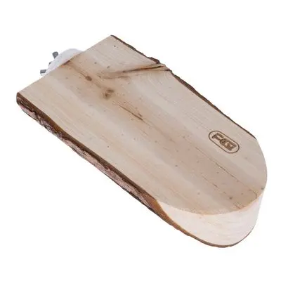 TIAKI treplattform med bark, oval